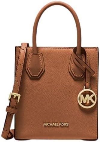 michael kors brown pebble leather bag|michael kors mercer best badger.